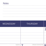 Blueline DuraGlobe™ 2027 Monthly Desk Pad Calendar