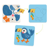 Djeco Felt Pictures Collage Kit - Soft Animals