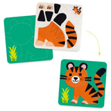 Djeco Felt Pictures Collage Kit - Soft Animals
