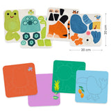 Djeco Felt Pictures Collage Kit - Soft Animals