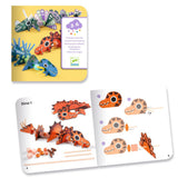 Djeco Chenille Wire Threading & Bead Craft Kit - Terrible Dinos