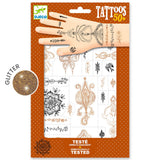 Djeco Temporary Tattoos Kit - Oriental Breeze Hand - Skin Jewelry Art Age 3+