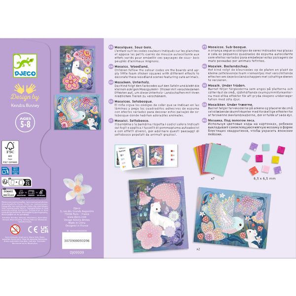 Djeco Mosaics Kit - Woodland Collages