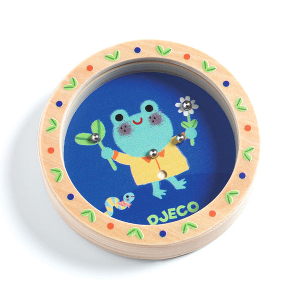 Djeco Mini Marble Skill Game - Nature, Assorted