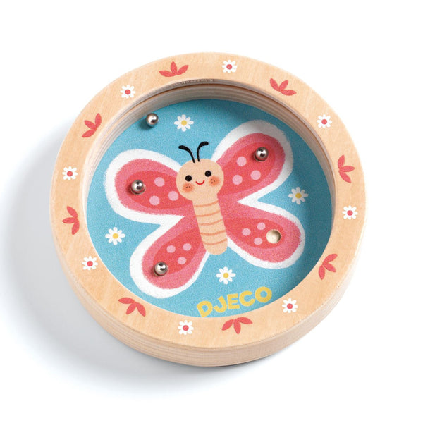 Djeco Mini Marble Skill Game - Nature, Assorted