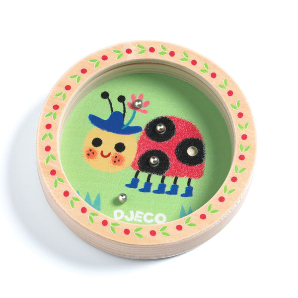 Djeco Mini Marble Skill Game - Nature, Assorted