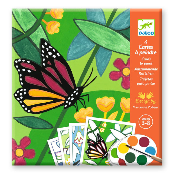 Djeco Art Card Painting Kit - Indonesia, Age 5+