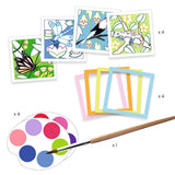 Djeco Art Card Painting Kit - Indonesia, Age 5+