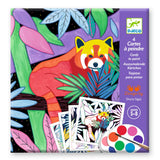 Djeco Art Card Painting Kit - Selva, Age 5+