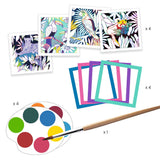 Djeco Art Card Painting Kit - Selva, Age 5+