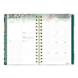 Blueline 2026-2027 17-Month Agenda - Weekly/Monthly, Verdant