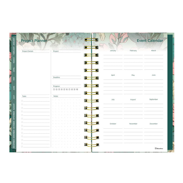 Blueline 2026-2027 17-Month Agenda - Weekly/Monthly, Verdant