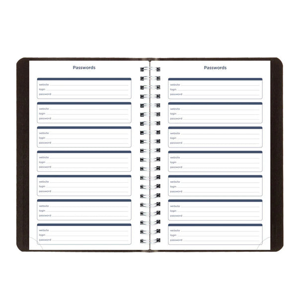 Blueline 2026-2027 Agenda - Daily, Classic Black