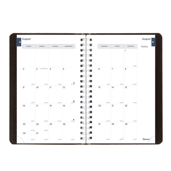 Blueline 2026-2027 Agenda - Daily, Classic Black