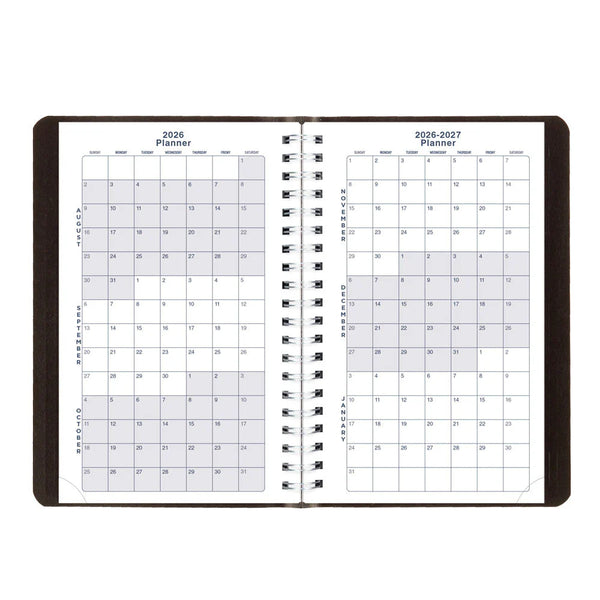 Blueline 2026-2027 Agenda - Daily, Classic Black