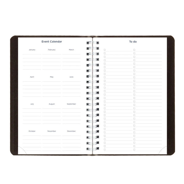 Blueline 2026-2027 Agenda - Daily, Classic Black