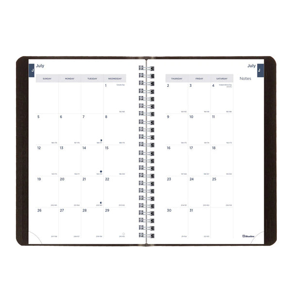 Blueline 2026-2027 Academic Agenda - Weekly, Classic Black