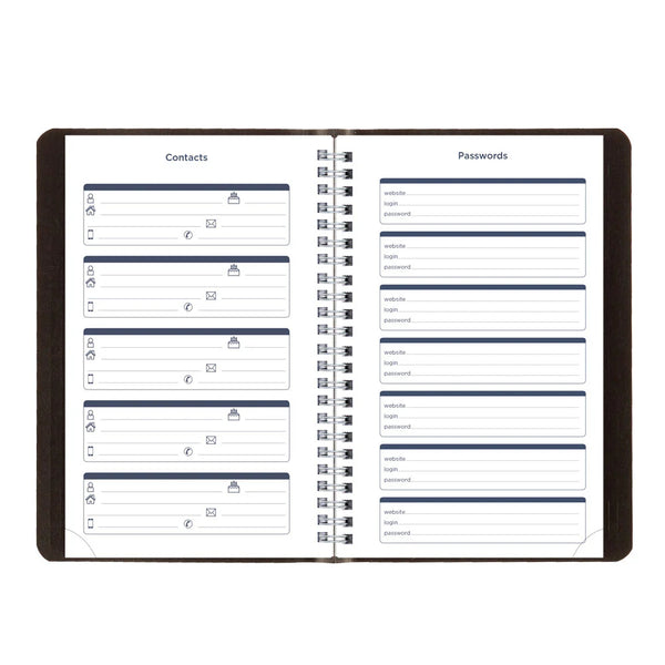 Blueline 2026-2027 Academic Agenda - Weekly, Classic Black