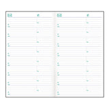 Blueline 2027 Agenda - Two-Weekly, Essential Pocket Planner, Black