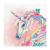 Abbott Large Napkins - Unicorn & Flowers