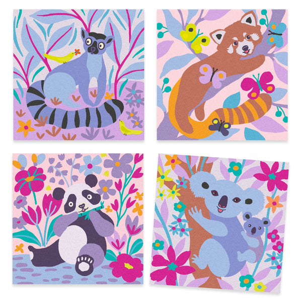 Djeco Coloured Sands Art Kit - Velvety Paws