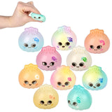 Zibbers Mystery Squishy Dumpling Micro 2" Mini (Bao Bun) Fidget Squeeze / Stress Toy - Surprise Color