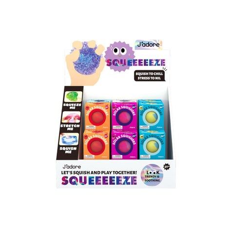 J'Adore Squeeeeez Toy - Solar Squishers, Assorted