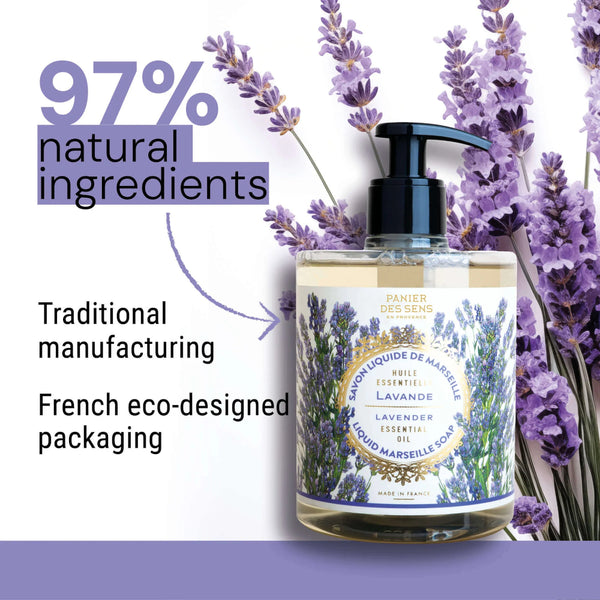 Panier des Sens Liquid Marseille Soap 500ml - Lavender