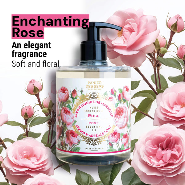 Panier des Sens Liquid Marseille Soap 500ml - Rejuvenating Rose