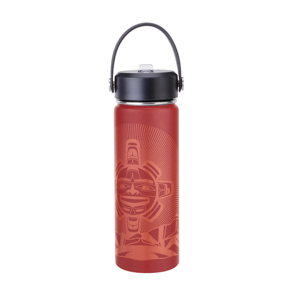Native Northwest Metal Water Bottle 21oz - Chilkat Sun