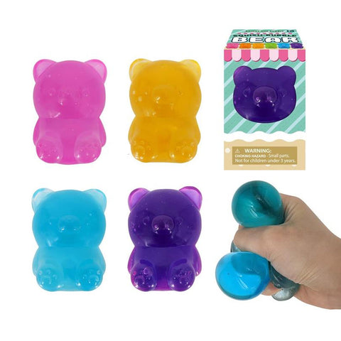 CTG Squish-Bubble Bear Squishy Toy, Assorted