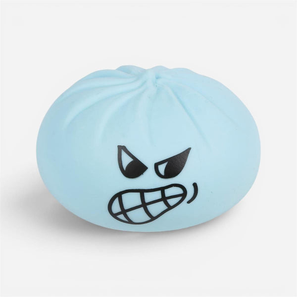 CTG Fidget Stress Toy, Squishy Dumpling Surprise - Moody Face, Assorted