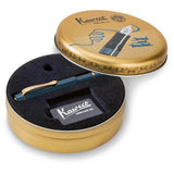 Kaweco AL Sport Piston Fountain Pen, Navy/Gold, Fine Nib