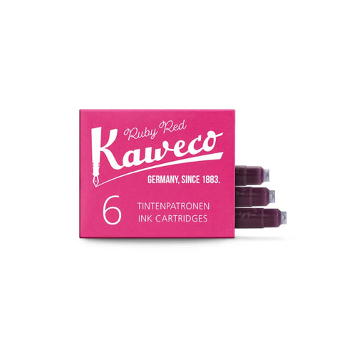 Kaweco Ink Cartridge 6pk - Ruby Red