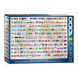Eurographics 1000pc Puzzle - Flags of the World