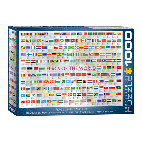 Eurographics 1000pc Puzzle - Flags of the World