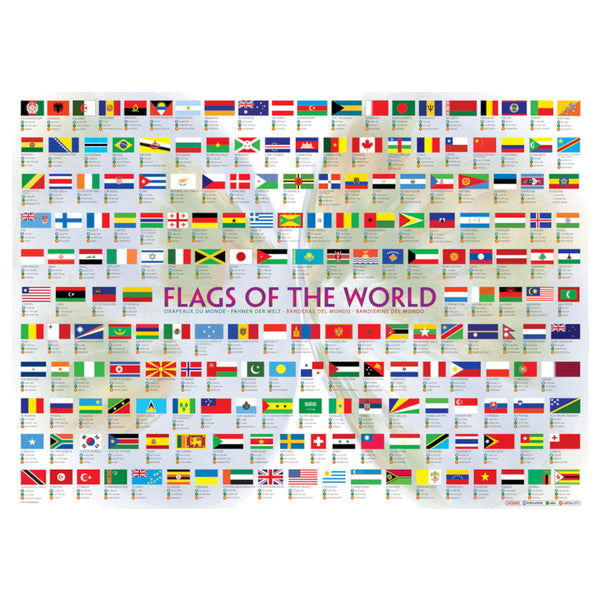 Eurographics 1000pc Puzzle - Flags of the World