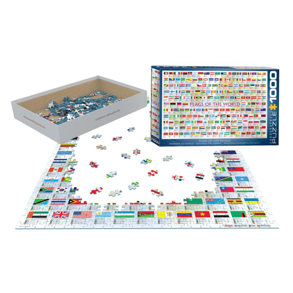 Eurographics 1000pc Puzzle - Flags of the World