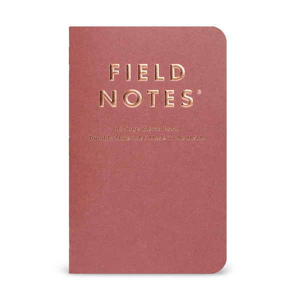 Field Notes Lucky Memo Books 3pk Ledger Ruled, Limited Edition