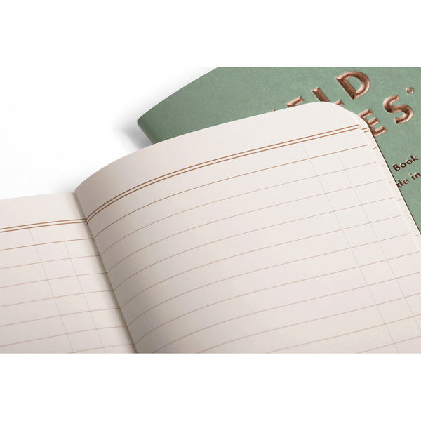 Field Notes Lucky Memo Books 3pk Ledger Ruled, Limited Edition