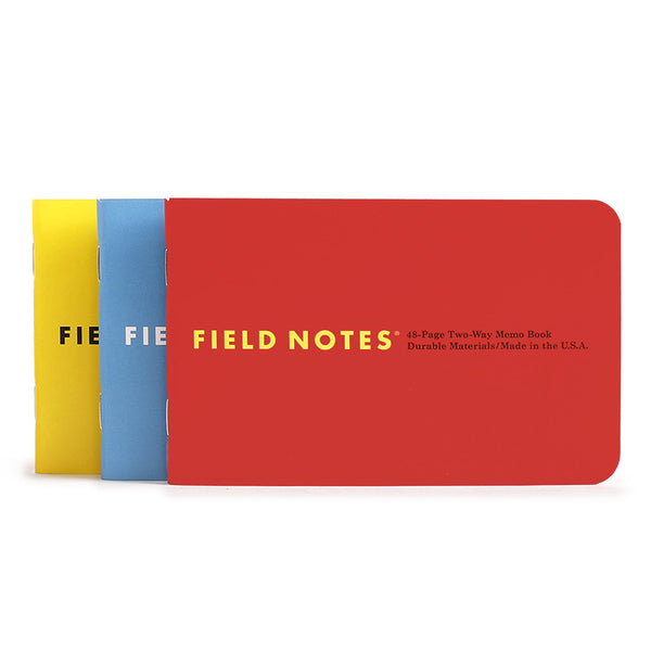 Field Notes 1943 2-Way Memo Books 3pk Grid, Limited Edition