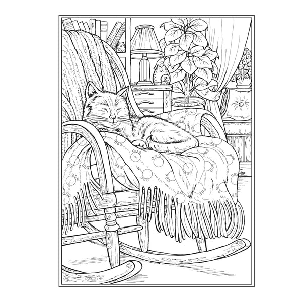 Creative Haven Colouring Book - Cozy Corners