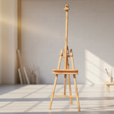 FC Art A-Frame Beechwood 58" Adjustable Easel