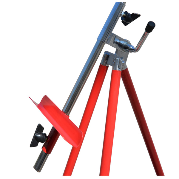 FC Art Steel 51" Tripod Easel - Italian Red