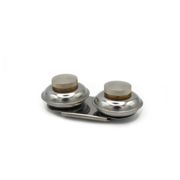 Nobel Stainless Steel Palette Cup With Screw on Lid & Clip - 1.5"