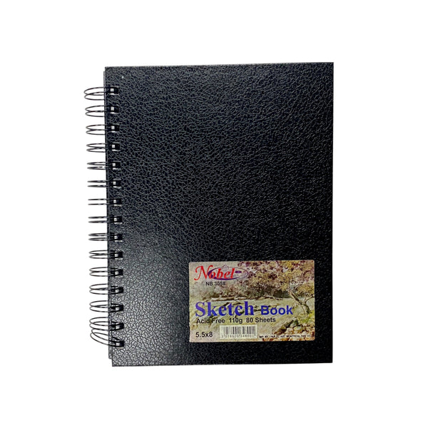 Nobel Spiral-Bound Sketchbook 5.5"x8"