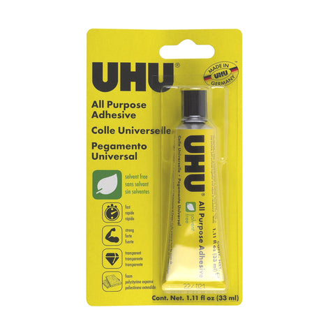 UHU Solvent Free All Purpose Liquid Glue 33ml