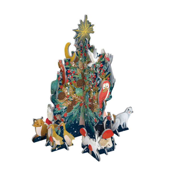 Roger la Borde Pop & Slot 3D Advent Calendar, Petite - Beneath The Tree