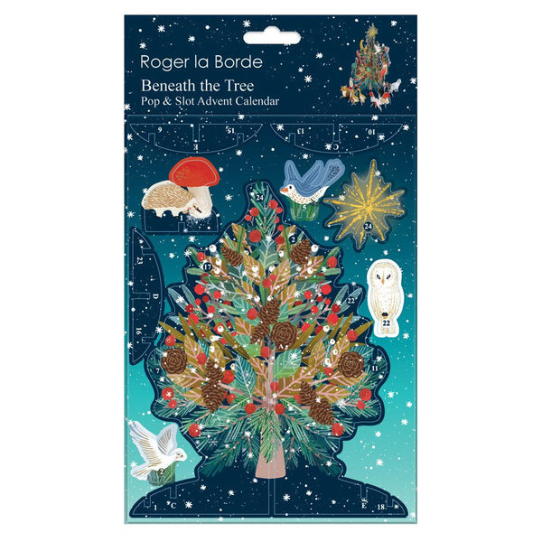 Roger la Borde Pop & Slot 3D Advent Calendar, Petite - Beneath The Tree