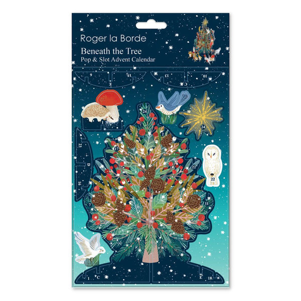 Roger la Borde Pop & Slot 3D Advent Calendar, Petite - Beneath The Tree
